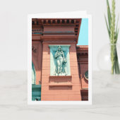 カイロ美術館のエジプトの彫像 カード (正面)