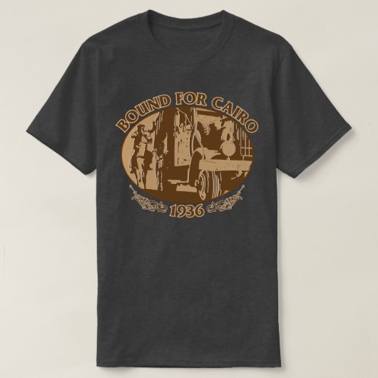 カイロ行き Tシャツ (デザイン正面)