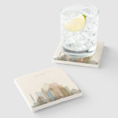 カイロ、エジプト|都市スカイライン ストーンコースター (横)