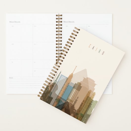 カイロ（エジプト） |都市スカイライン プランナー手帳 (ディスプレー)