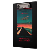 カイロ-バグダッド-カラチの空気ヴィンテージポスター クリップボード (左)