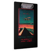 カイロ-バグダッド-カラチの空気ヴィンテージポスター クリップボード (右)