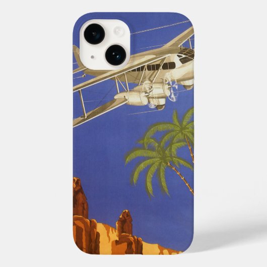 カイロ、Eygpt、二面飛行機へのヴィンテージ旅行 Case-Mate iPhoneケース (裏面)