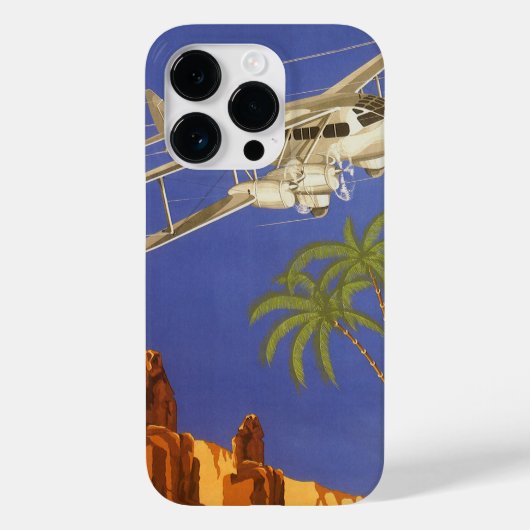 カイロ、Eygpt、二面飛行機へのヴィンテージ旅行 Case-Mate iPhoneケース (裏面)