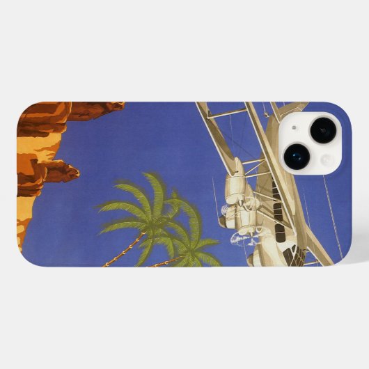 カイロ、Eygpt、二面飛行機へのヴィンテージ旅行 Case-Mate iPhoneケース (裏面 (横))