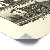 カイロ， WVパノラママップ – 1899 ポスター (角)