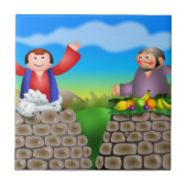 カインおよびアベル タイル (正面)