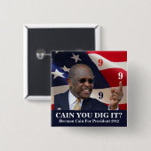 カインそれを掘りますか。 缶バッジ (正面&裏面)