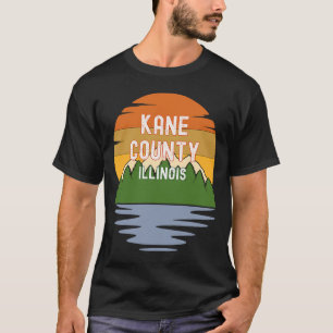 カインカウンティイリノイヴィンテージサンセットから Tシャツ