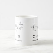 カインペプチド名mug コーヒーマグカップ (中央)
