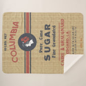 カイール&グラウニャードシュガーバッグ毛布 シェルパブランケット (正面(横))