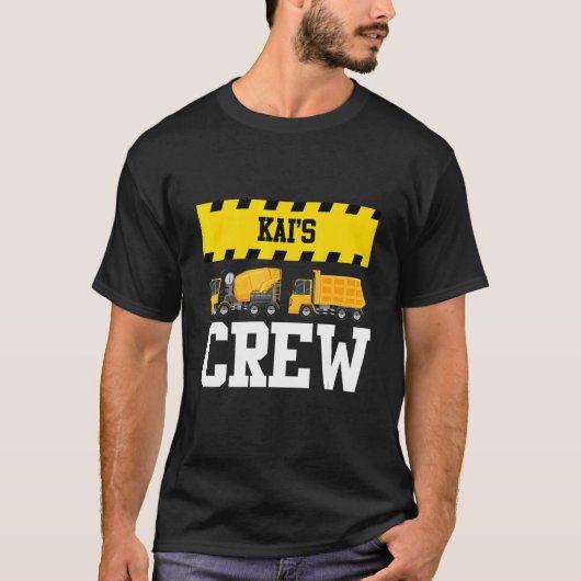 カイ建築クルーカスタムズダンプトラック Tシャツ (正面)