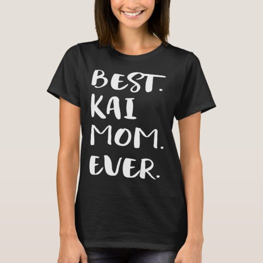 カイ最高のママEver Kai Ken Kai Inu Tシャツ (正面)