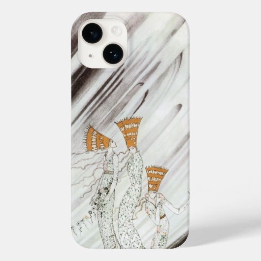 カイ・ニールセンによる『青い山の三人の姫』 Case-Mate iPhoneケース (裏面)