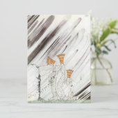 カイ・ニールセンによる『青い山の三人の王女』 招待状 (スタンド正面)