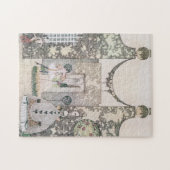 カイ・ニールセン(ケイ・ニーセン)幻想的な童話のパズル 庭園の王女と王妃、キューピッド ジグソーパズル (横)