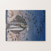 カイ・ニールセン(ケイ・ニーセン)幻想的な童話のパズル 魔笛に集まる鳥たち ジグソーパズル (横)