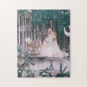 カイ・ニールセン(Kay Nielsen)幻想的な童話のパズル 泉で水を飲もうとする王子 ジグソーパズル (縦)