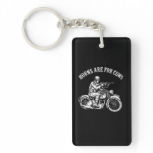 カウには角がある Funny Biker Attitude T-Shirt
