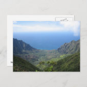 カウアイのナパリコーストのはがき ポストカード (正面/裏面)