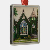 カウアイのワイオリ・ホイア絵画教会 メタルオーナメント (右)