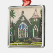 カウアイのワイオリ・ホイア絵画教会 メタルオーナメント (左)
