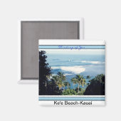 カウアイの北岸マグネットビーチ マグネット (正面/裏面)