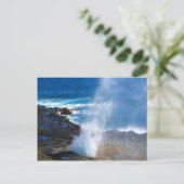 カウアイの噴水穴 ポストカード (スタンド正面)