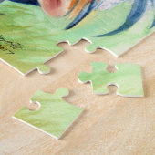 カウアイカラフルの雄鶏 ジグソーパズル (側面)