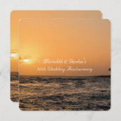 カウアイサンセット 招待状 (正面/裏面)