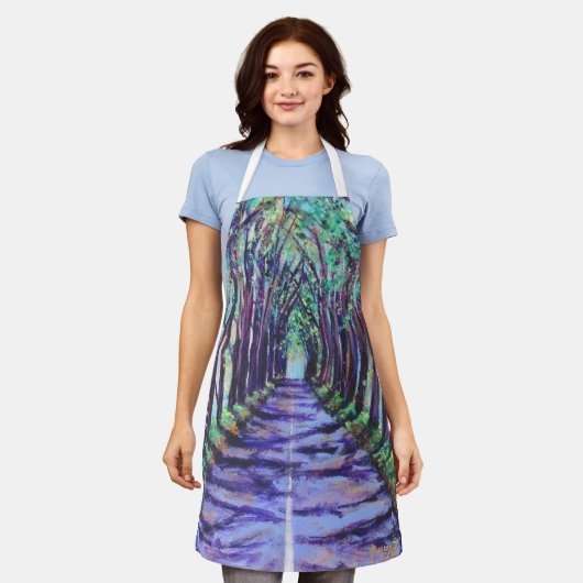 カウアイツリートンネル エプロン (着用した状態)