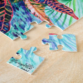 カウアイトロピカルクロトンプラントパズル ジグソーパズル (側面)