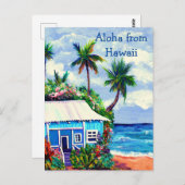 カウアイトロピカルビーチハウス ポストカード (正面/裏面)