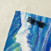 カウアイナパリコーストウィズ海ウェーブビーチタオル ビーチタオル (インサイチュ)