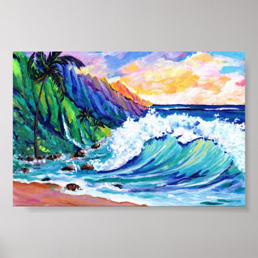 カウアイナパリコースト ポスター (正面)