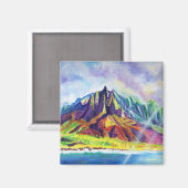 カウアイハワイのナパリコースト マグネット (正面/裏面)