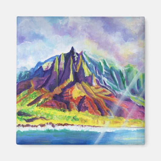 カウアイハワイのナパリコースト マグネット (正面)