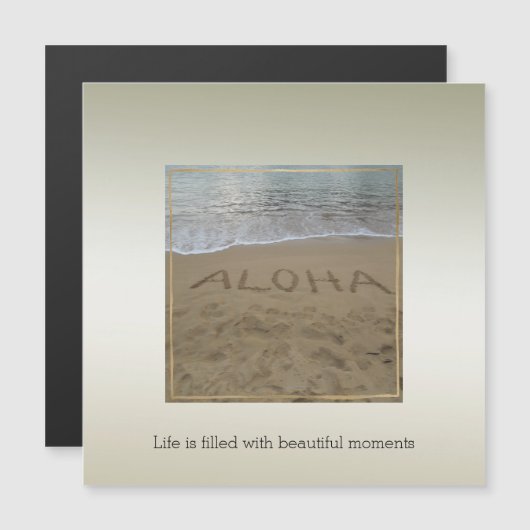 カウアイハワイアロハビーチビューティフルモーメント (正面/裏面)