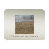 カウアイハワイアロハビーチビューティフルモーメント マグネット (横)