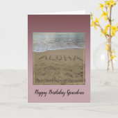 カウアイハワイアロハビーチビューティフルモーメン ツカード カード (黄色い花)