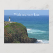 カウアイハワイキラウアライトハウス ポストカード (正面)