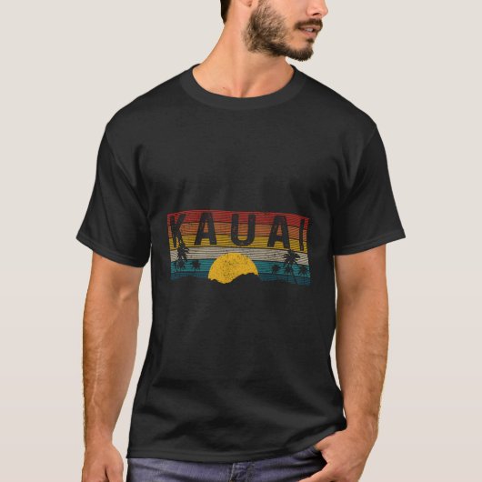 カウアイハワイサーフサーファービーチ Tシャツ (正面)