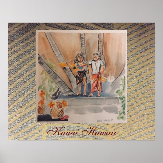 カウアイハワイバイクロエディーノーブル ポスター (正面)