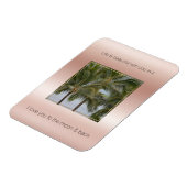 カウアイハワイパームツリーズビューティフルライフ マグネット (左側)