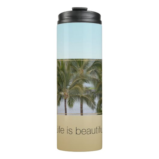 カウアイハワイパームツリービューティフルモーメント          タンブラー (正面)