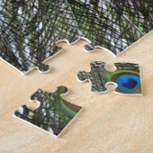 カウアイハワイピーコックフェザー ジグソーパズル (側面)