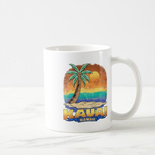 カウアイハワイヴィンテージ動揺して土産 コーヒーマグカップ (右)