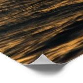 カウアイハワイ海サンセット ポスター (角)