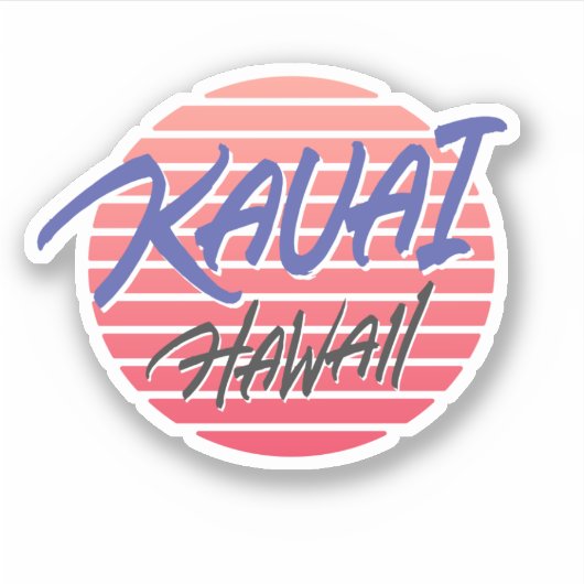 カウアイハワイ シール (正面)