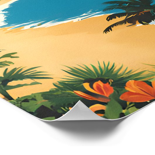 カウアイハワイ ポスター (角)